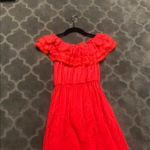 ALICE + OLIVIA Off the shoulder maxi dress